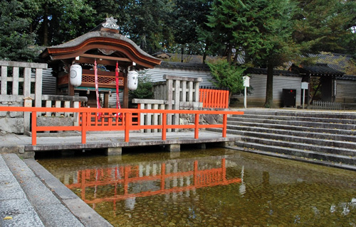 Japanese gourmet Shimogamo shrine