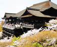 Kiyomizu temple in kyoto japan