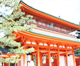 Heian shrine in kyoto
