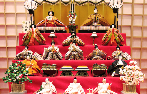 Kyoto hina doll festival Japan shopping