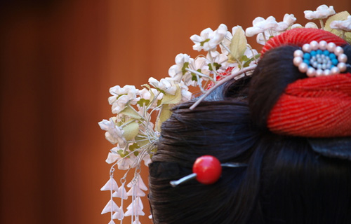 Ornamental hairpin kanzashi Maiko ,Kyoto