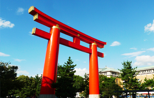 kyoto Heian shrine big gate