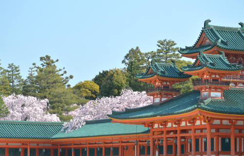 Heian shrine history in kyoto japan