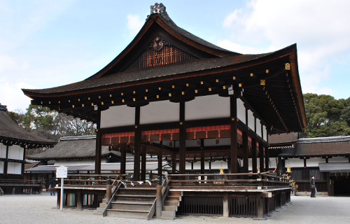 Shimogamo shrine history in kyoto japan