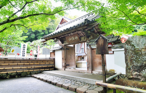 Suzumushi temple in kyoto japan